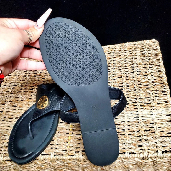 Tory Burch Black Thora Sandals - Picture 6 of 7